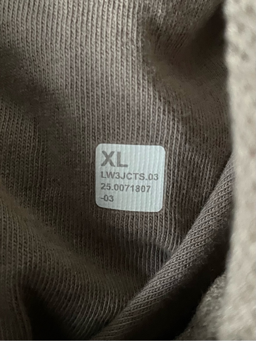 Lululemon Scuba Cropped Funnel-Neck Half Zip Waffle XL Heathered Warm Ash Grey - Picture 5 of 6